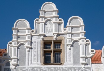 Historic town Slavonice in southern Bohemia, Czech republic