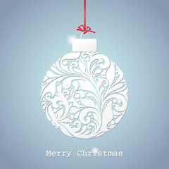 Christmas ball, Christmas tree decorations. vector.