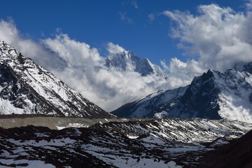 Obraz premium Scene near the Everest Base Camp, Nepal