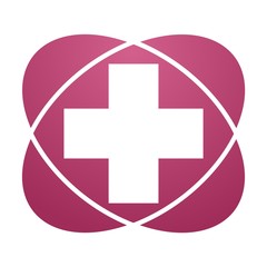 Pink sign Plus, Hospital ,Pharmacy, Clinic