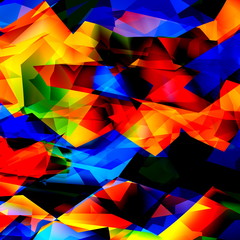 Colorful geometric background texture or pattern. Ornate fun.