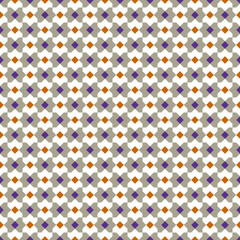 Seamless background image of vintage square triangle geometry repeat pattern.
