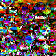 Very bizarre and chaotic clutter. Freaky artsy artistry. Art.