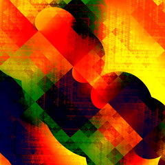 Abstract colorful fractal shapes. Modern digital art. Patterns.