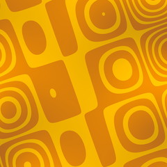 Abstract yellow shapes background. Modern digital art. Idea.