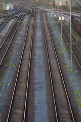 Fototapeta na wymiar railway tracks. train tracks