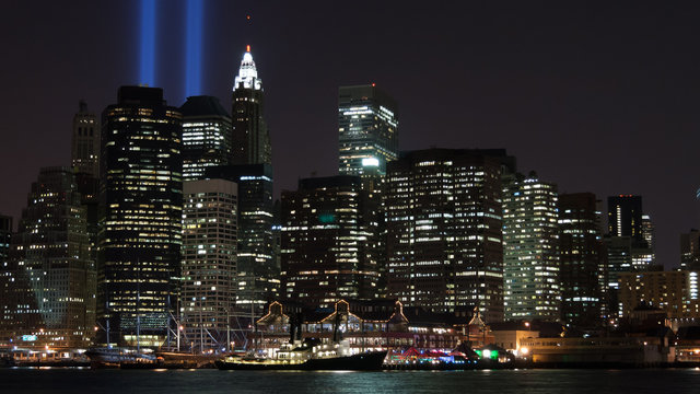 Tribute in Light, Manhattan, New York City, America, USA