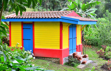 Martinique,banana museum of Sainte Marie in West Indies