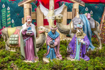 Obraz premium Christmas Scene - Nacimiento