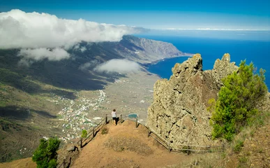 Afwasbaar fotobehang "Mirador de Jinama" at El Hierro, Canary Islands © Neissl