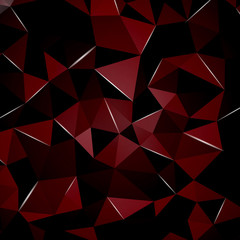 Modern design template / 3D vector art / suitable for graphic, web design / can be used for infographics / red triangles