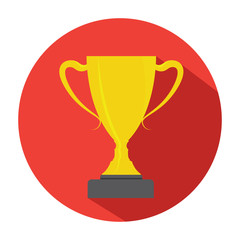 Champions Cup Flat Icon - Illustration