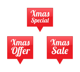 Xmas Offer & Sale Tags