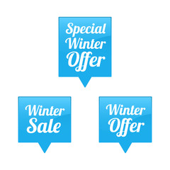 Winter Offer & Sale Tags