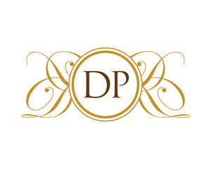 DP Luxury Ornament initial Logo
