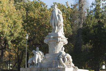 Goethe monument at rome
