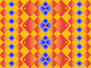 Fish pattern on yellow.
Textile pattern.