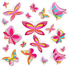 Obraz premium butterflies design