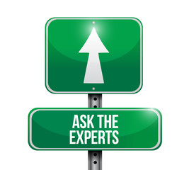 ask the experts street sign illustration
