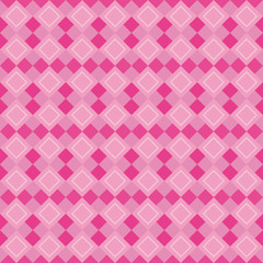 Geometric fun pattern with pink and purple rhombus