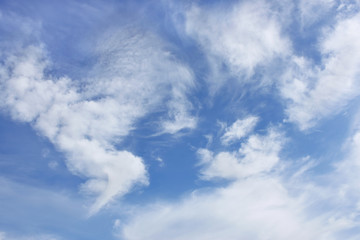 Amazing clouds of various forms