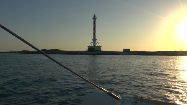 Lighthouse and Sunset, Cuba