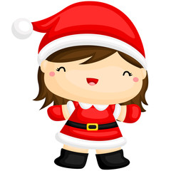 Cute Santa Girl