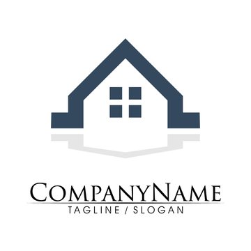 Property Real Estate logo icon vector
