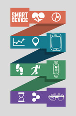 Fototapeta premium Wearable technology design 
