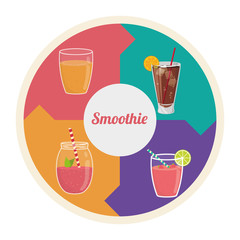 Smoothie icons design 
