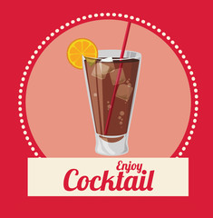 Cocktail icons design 