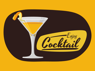 Cocktail icons design 