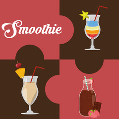 Smoothie icons design 