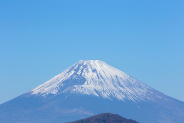 箱根峠付近（大観山）から見た富士山