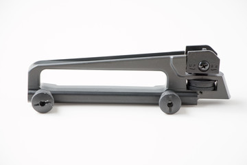 Sniper gun scope isolated on white background