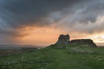 Lindisfarne Castle Sunset