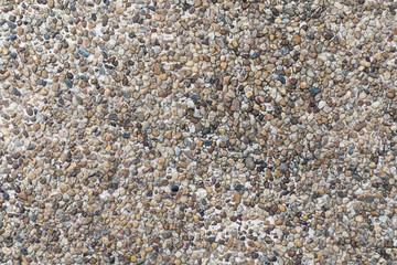 background of exposed aggregate finish