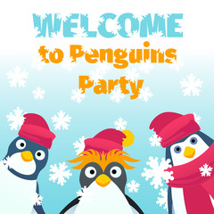 Winter party invitation