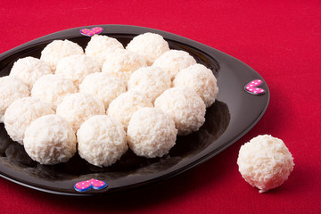 White coconut candy