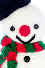 Snowman smiling