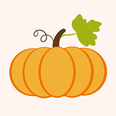 pumpkin and leaves