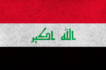 Obraz premium イラク 国旗 国 旗