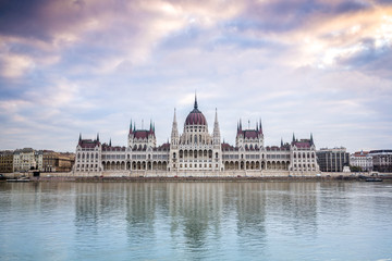 Fototapeta na wymiar Parliament in Budapest, Hungary