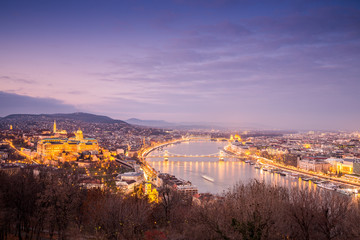 Fototapeta premium Budapest panorama, Hungary