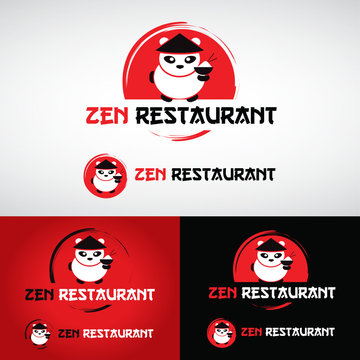 logo restaurant asiatique chinois japonais thaï