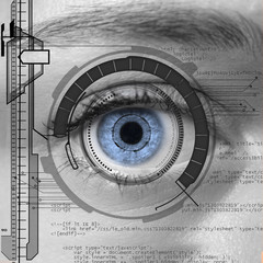 Technology eye concept