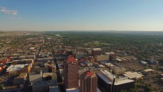 Aerial New Mexico Albuquerque
Aerial video of downtown Albuquerque during the day.
