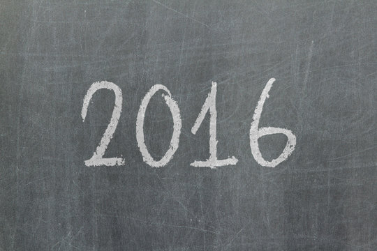 2016 - Old chalkboard