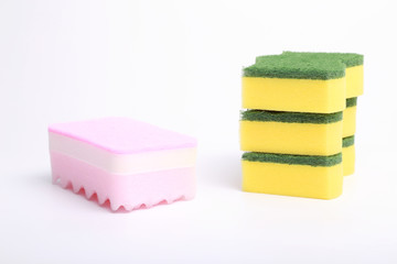 Sponge on a white background