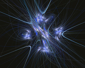 Abstract fractal design. Cosmic pattern.